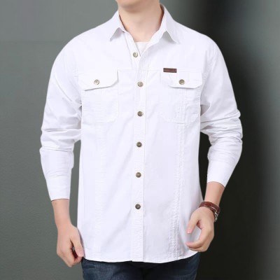 Full sleeves double pocket panel Shirt