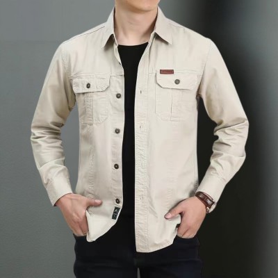 Full sleeves double pocket panel Shirt