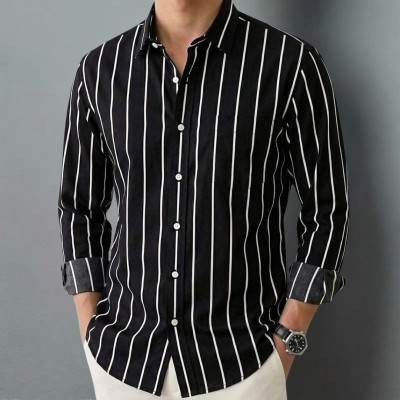Single Pocket Stripe Shirt