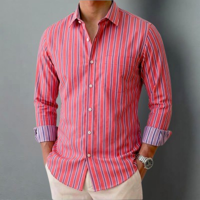 Single Pocket Stripe Shirt