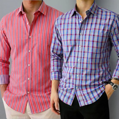 Stripe Shirt Combo(2pc)