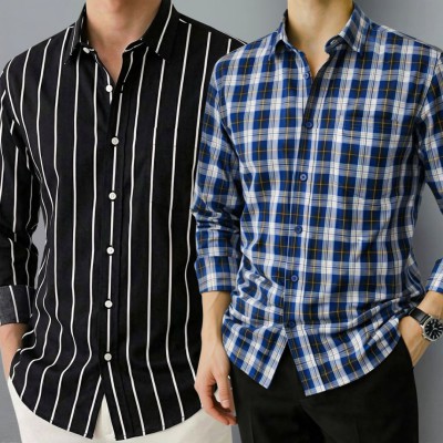 Stripe Shirt Combo(2pc)