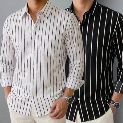 Stripe Shirt Combo(2pc)