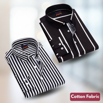 Stripe Shirt Combo(2pc)