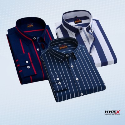 Stripe Shirt Combo(3pc)