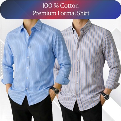 Stripe Shirt Combo(2pc)