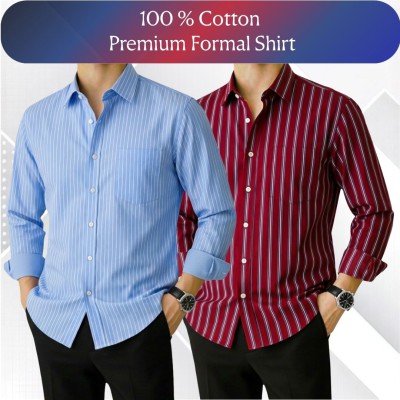Stripe Shirt Combo(2pc)