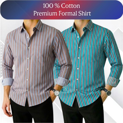 Stripe Shirt Combo(2pc)