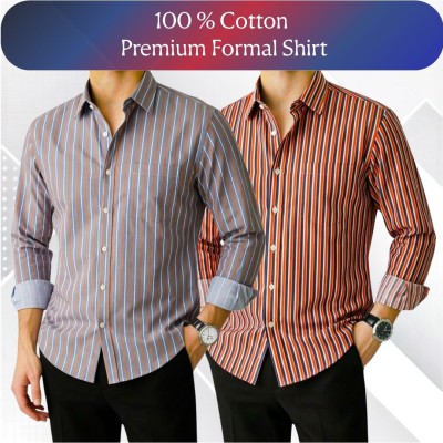 Stripe Shirt Combo(2pc)
