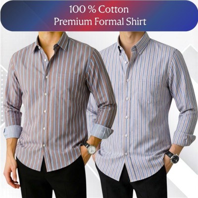 Stripe Shirt Combo(2pc)