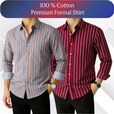Stripe Shirt Combo(2pc)