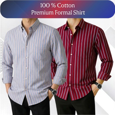 Stripe Shirt Combo(2pc)