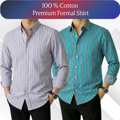 Stripe Shirt Combo(2pc)