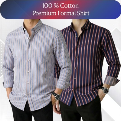 Stripe Shirt Combo(2pc)