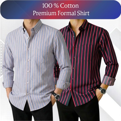 Stripe Shirt Combo(2pc)