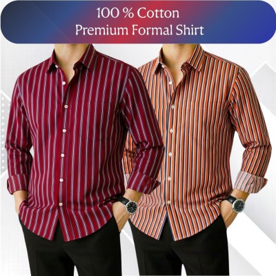 Stripe Shirt Combo(2pc)
