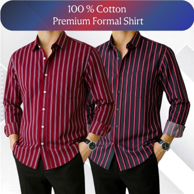 Stripe Shirt Combo(2pc)