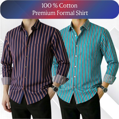 Stripe Shirt Combo(2pc)