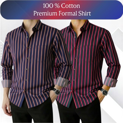 Stripe Shirt Combo(2pc)