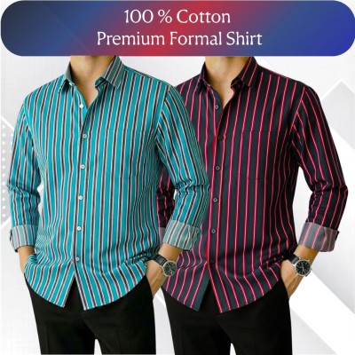 Stripe Shirt Combo(2pc)
