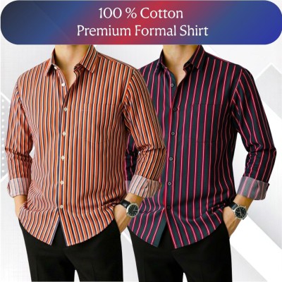 Stripe Shirt Combo(2pc)