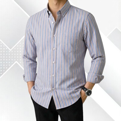 Light Beige Stripe Shirt