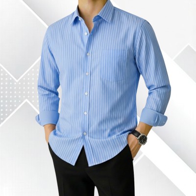 Sky Blue Stripe Shirt