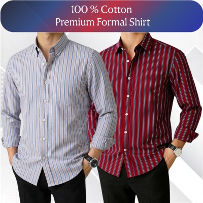 Stripe Shirt Combo(2pc)