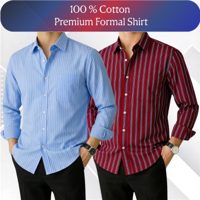Stripe Shirt Combo(2pc)