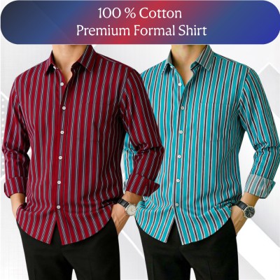 Stripe Shirt Combo(2pc)