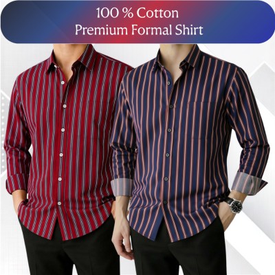 Stripe Shirt Combo(2pc)