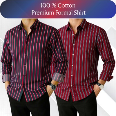 Stripe Shirt Combo(2pc)