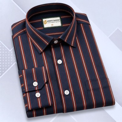 Navy Blue Stripe Shirt