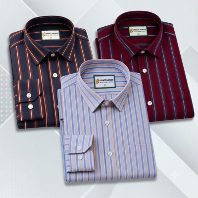 Stripe Shirt Combo(3pc)